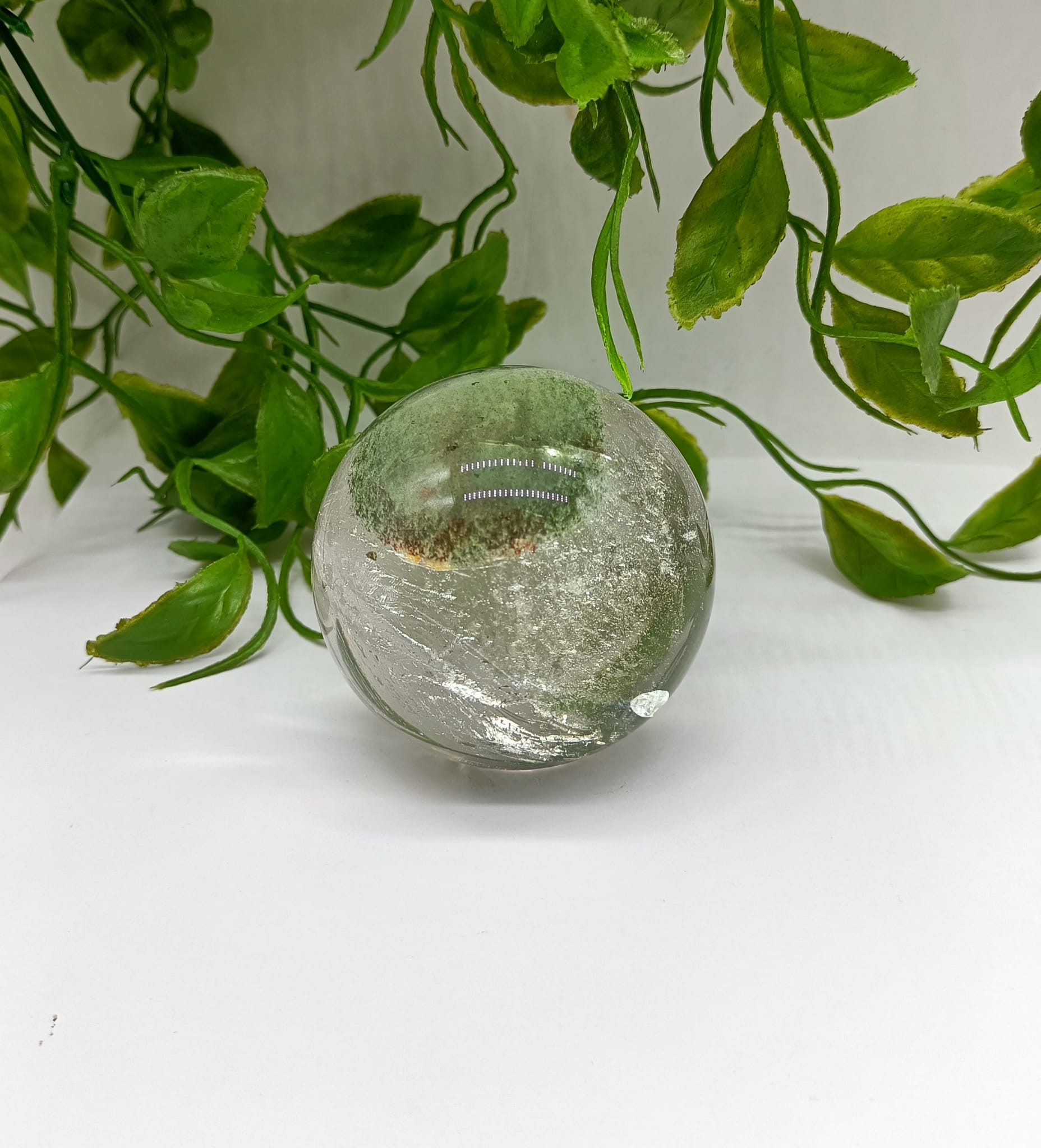 Green Phantom Sphere 315g Crystal Wellness