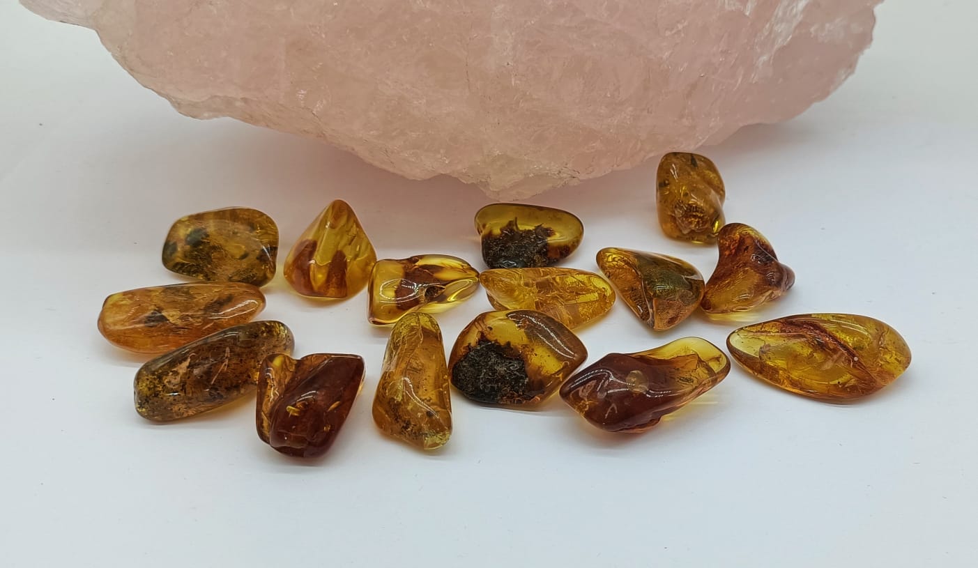 Genuine Baltic Amber Polished Crystal Wellness