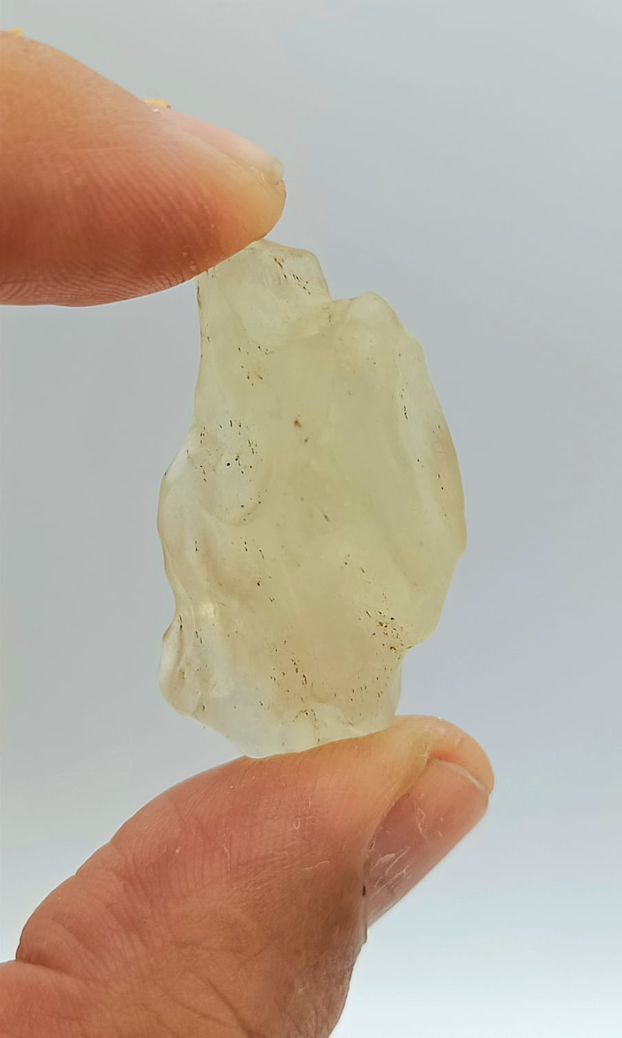Authentic Libyan Desert Glass AAA 9.13g 38mm x 22mm Crystal Wellness