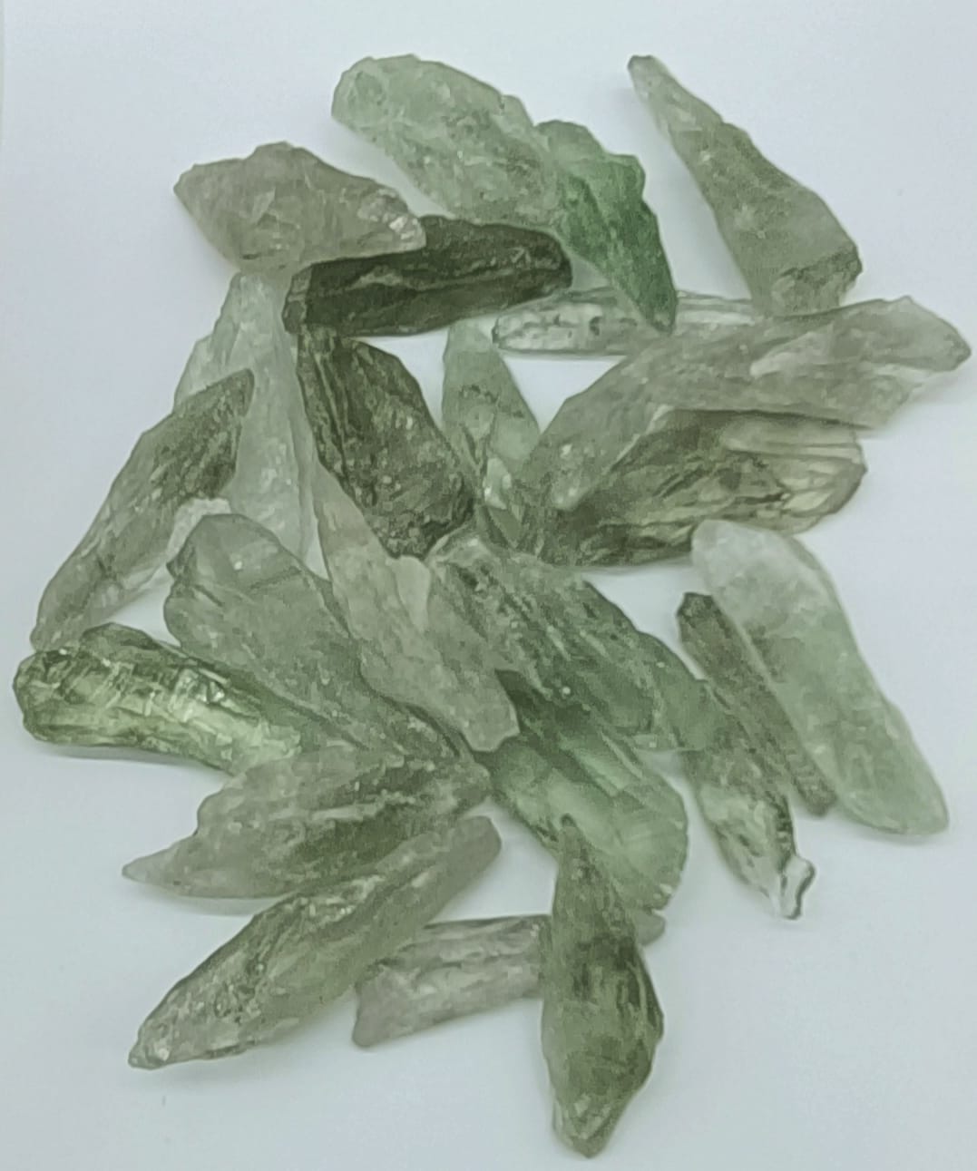 Prasiolite AKA Green Amethyst Point Raw Crystal Wellness
