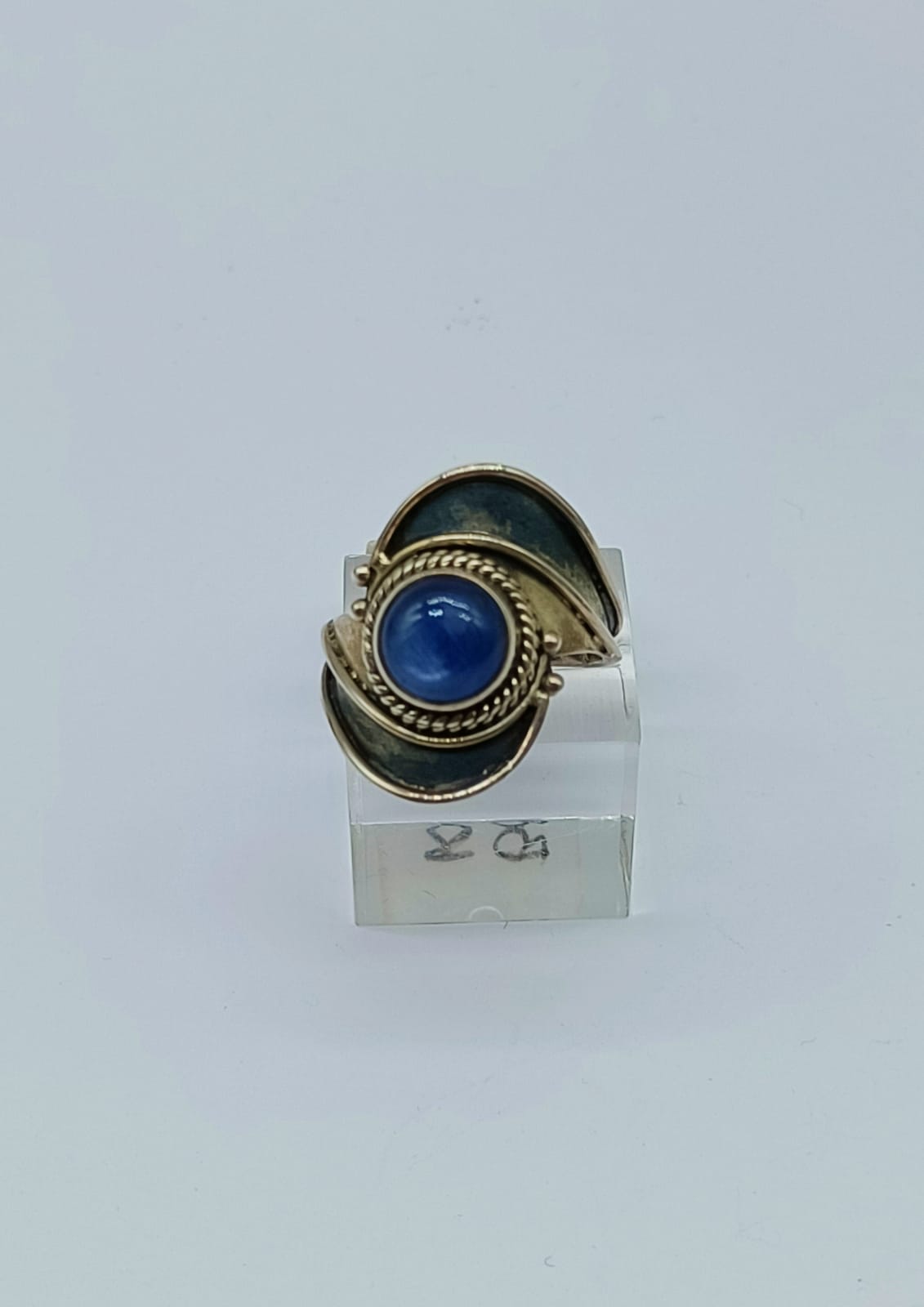 Blue Kyanite 925 Sterling Silver Ring - Crystal Wellness
