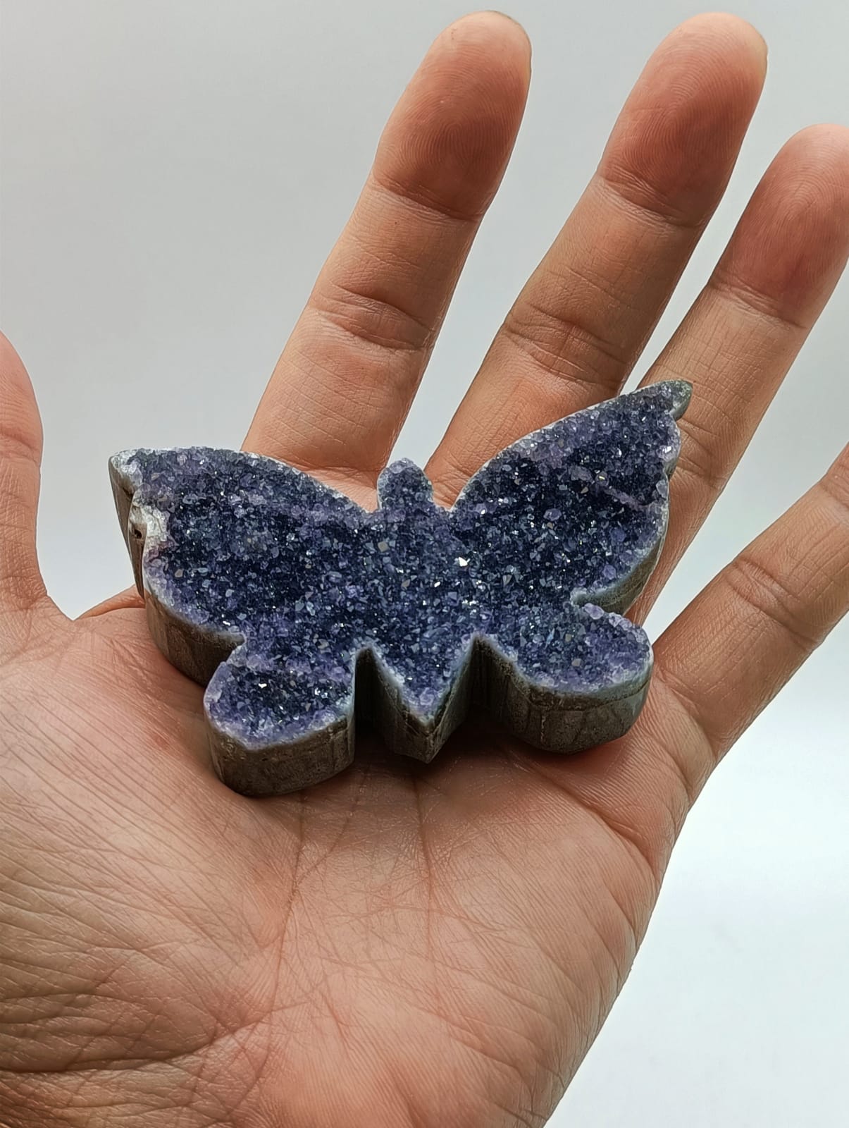 Amethyst Butterfly Cluster Crystal Wellness