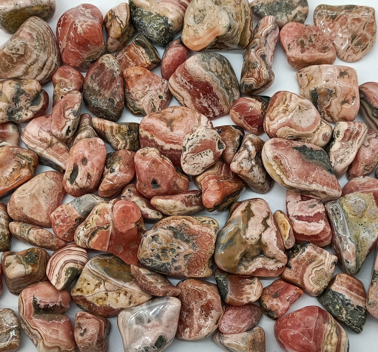 Rhodochrosite Tumbled Stone Crystal Wellness