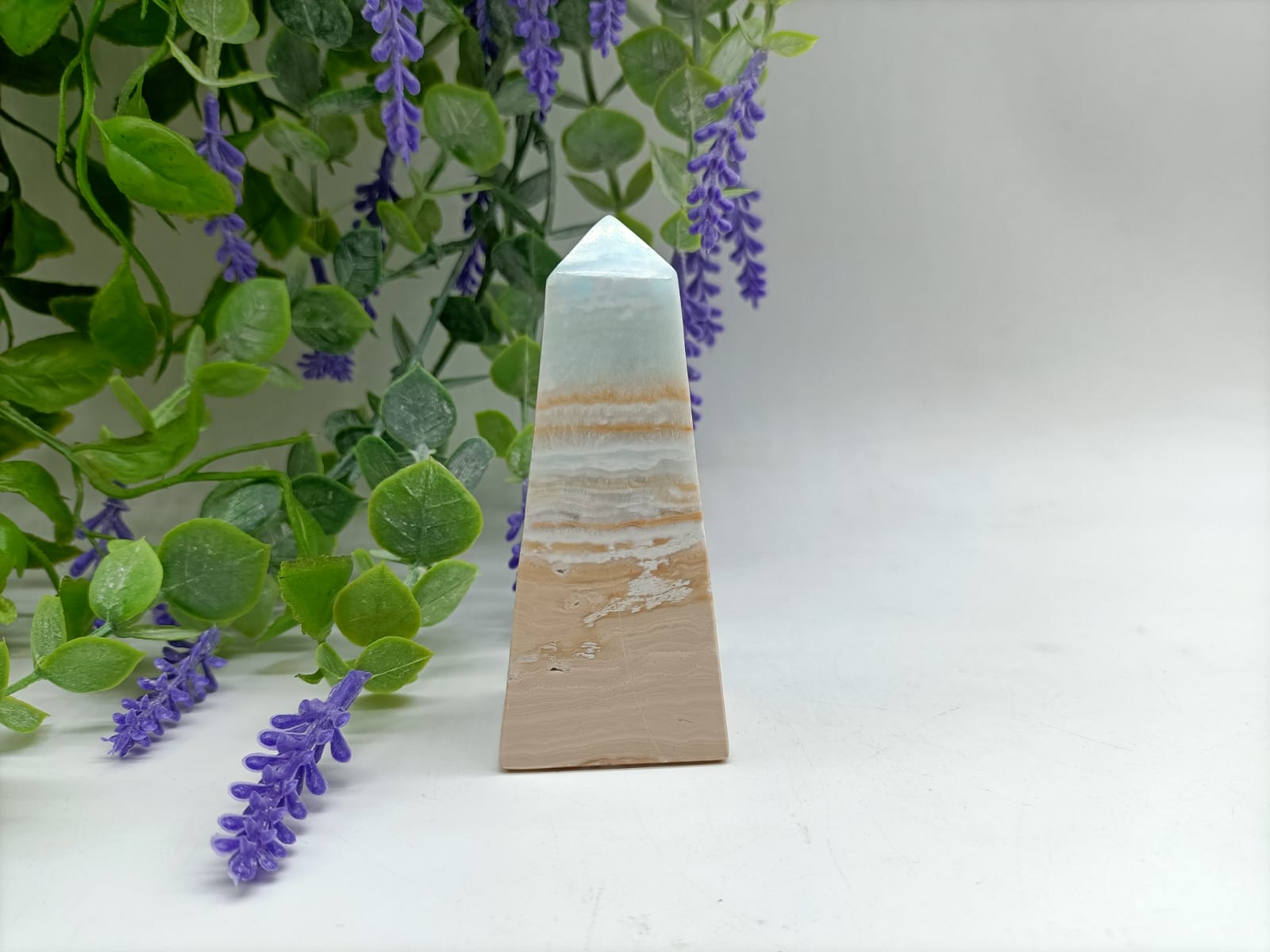 Caribbean Blue Calcite Tower

