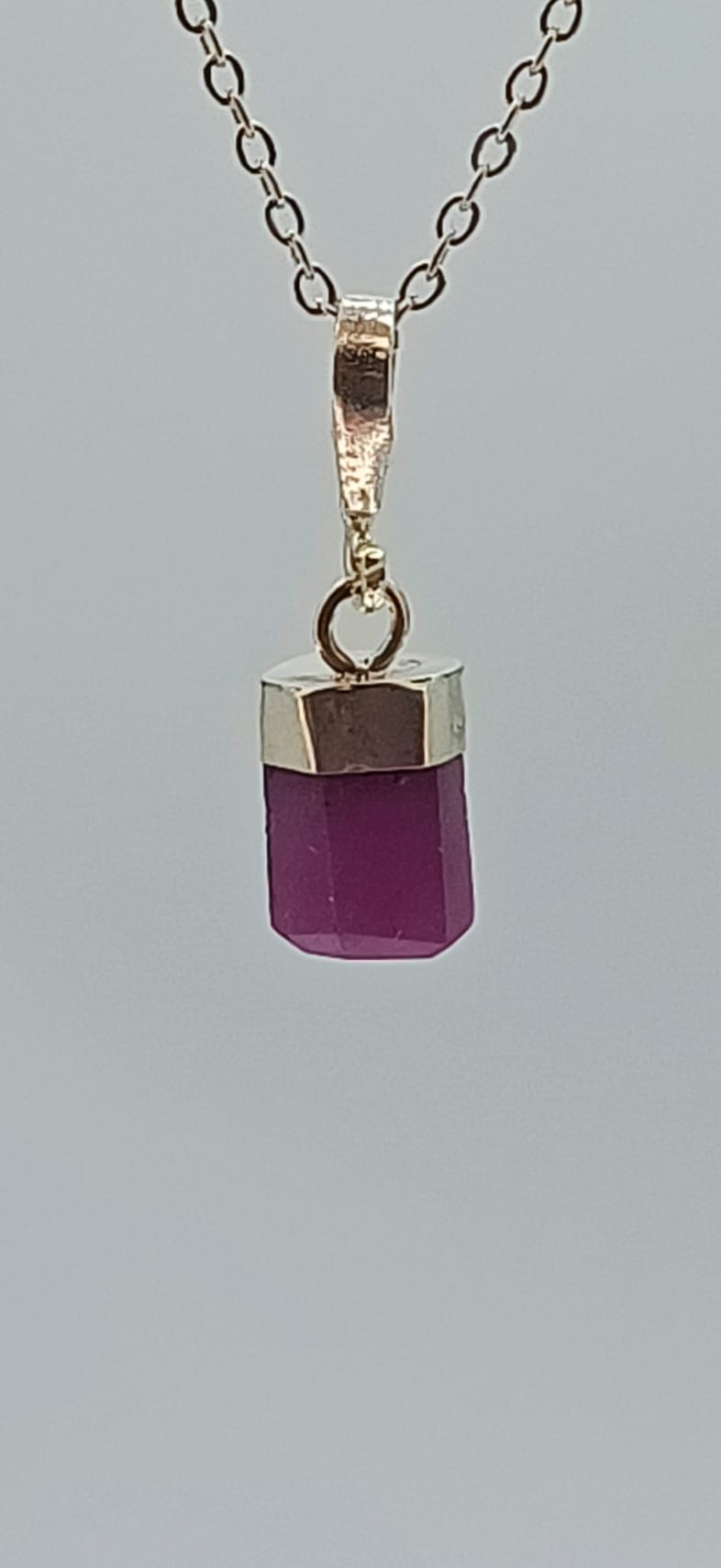 Ruby 925 Sterling Silver Pendant