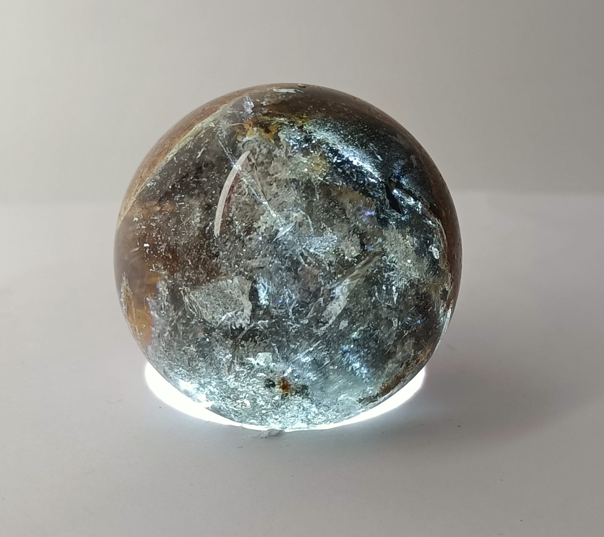 Lodolite Sphere 69g 40mm Crystal Wellness