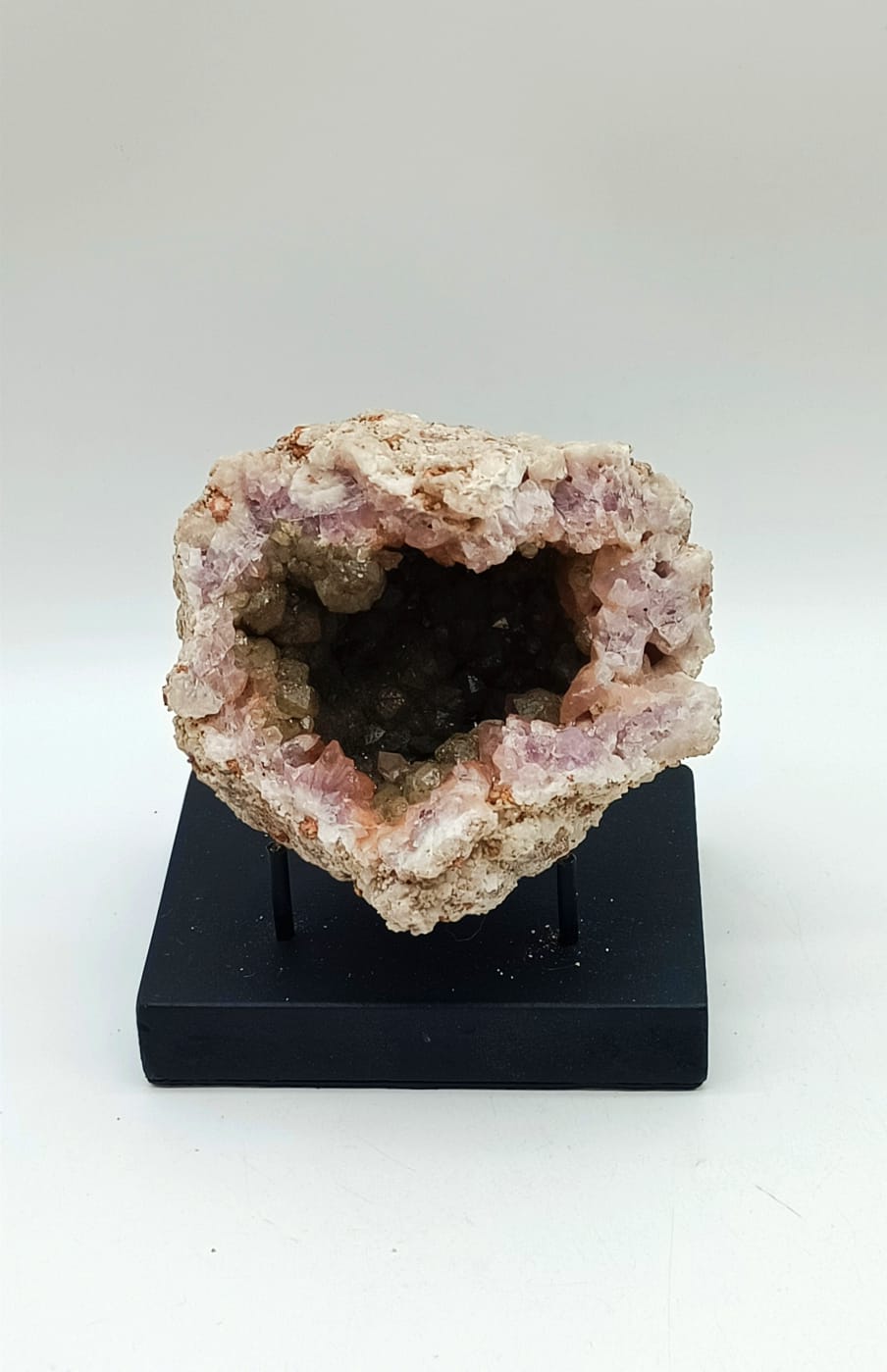 Rare Pink Amethyst Geode AAA From Argentina 585g 105mm x 80mm Crystal Wellness
