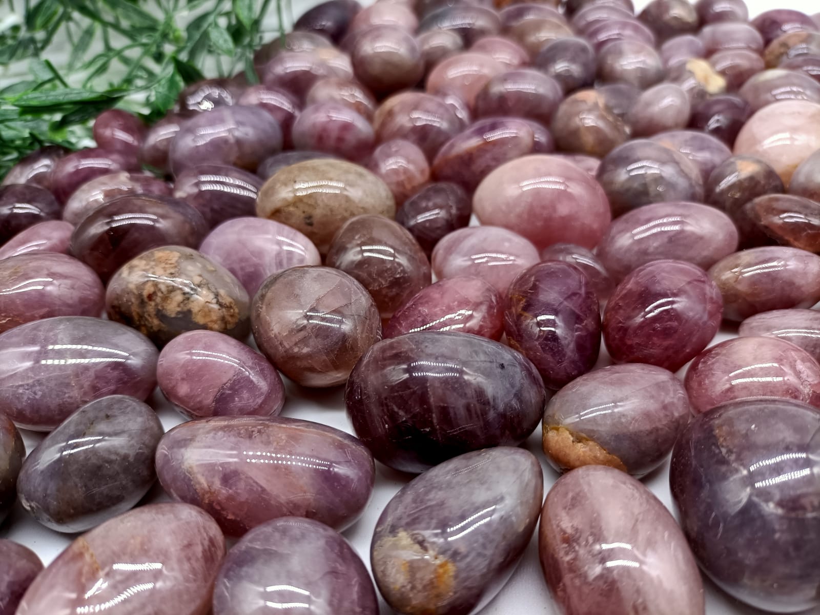 Pink Amethyst Tumbled Stone Crystal Wellness