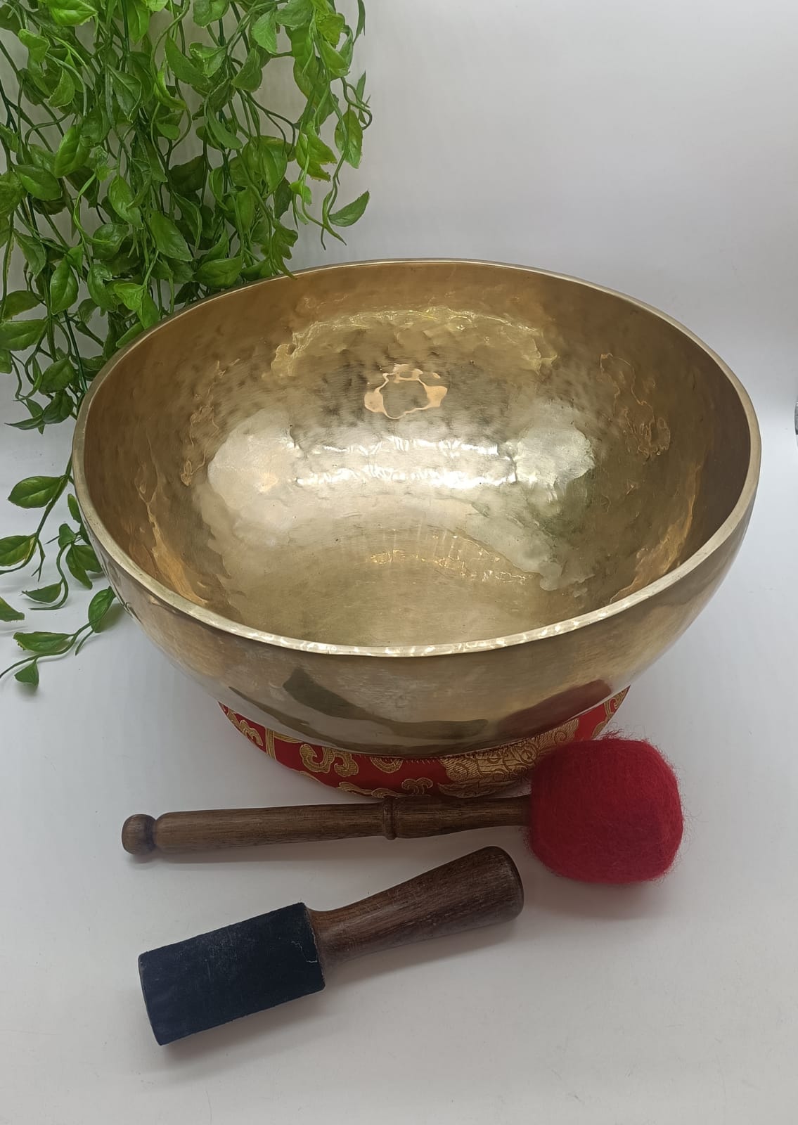 Tibetan Sound Healing Bowl 13.5 Inch Crystal Wellness