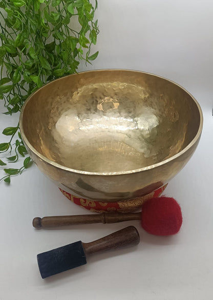 Tibetan Sound Healing Bowl 13.5 Inch Crystal Wellness