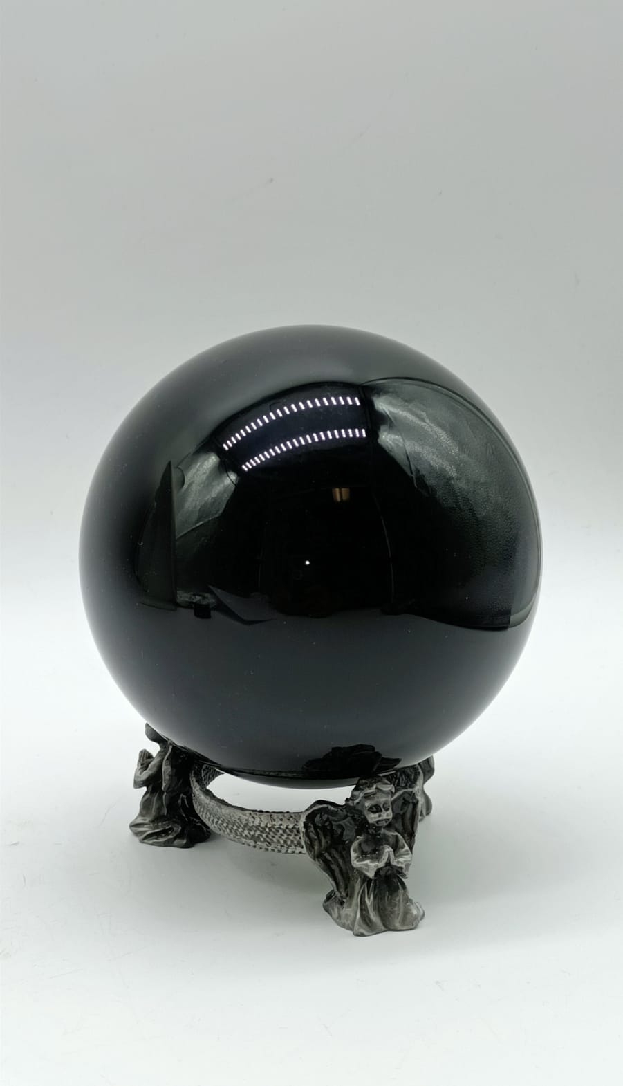 Black Obsidian Sphere 1.245 Kgs