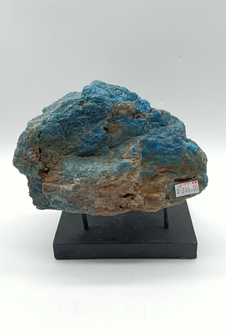 Blue Apatite Raw 2.971 Kgs
