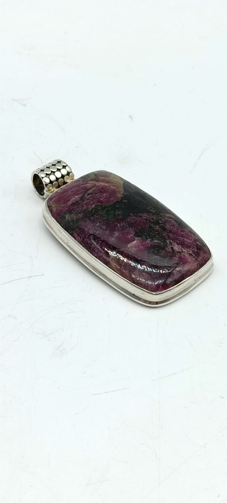 Eudialyte 925 Sterling Silver Pendant 16.89 Grams