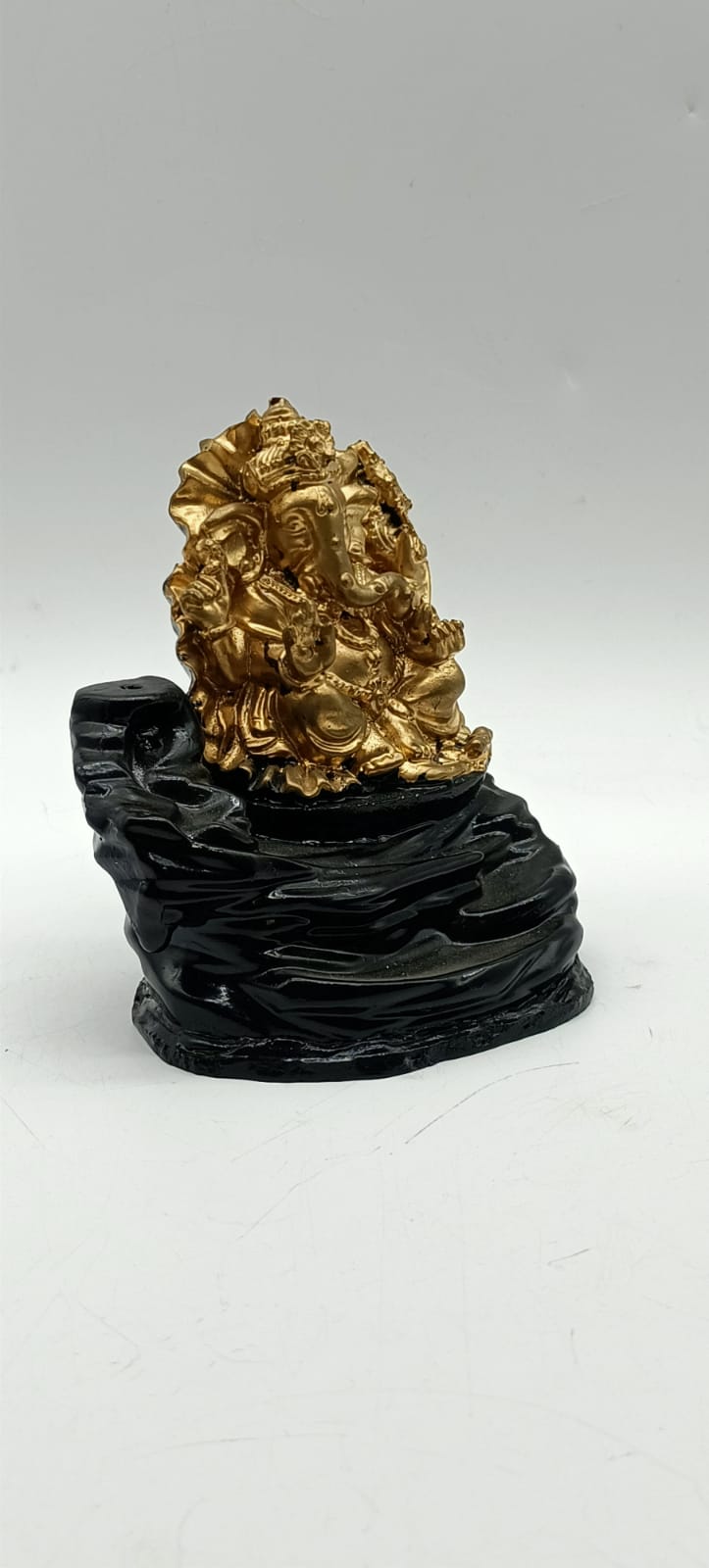 Ganesh Gold Backflow Incense Burner