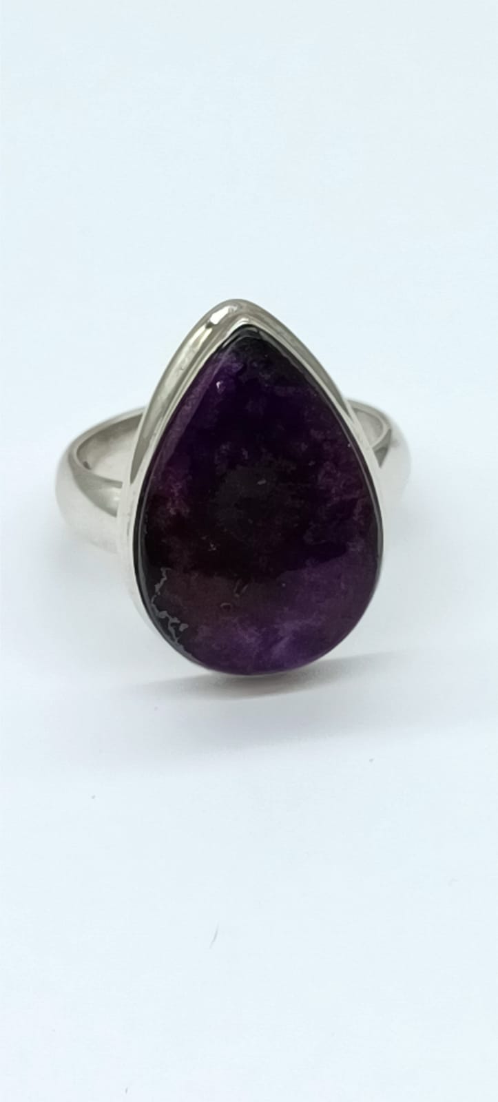 Sugilite 925 Sterling Silver Ring Size 4.5