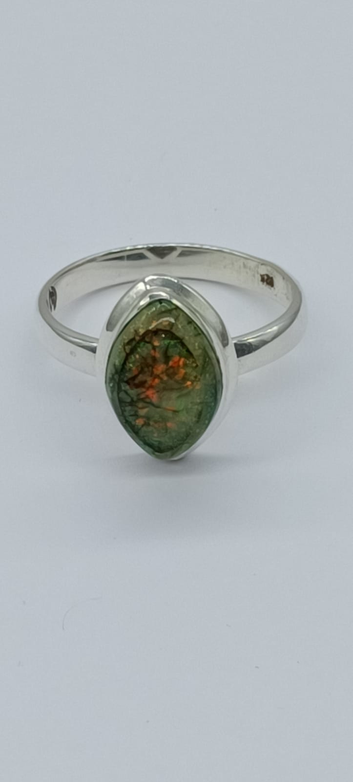 Sterling Opal 925 Silver Ring Size 9