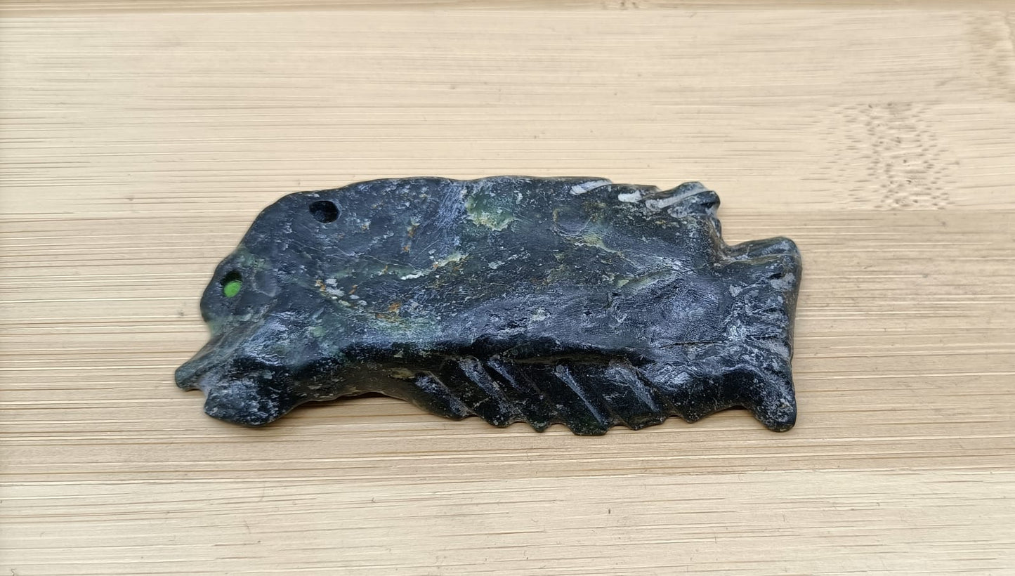 Black Jade Polished Freeform 55.25 Grams