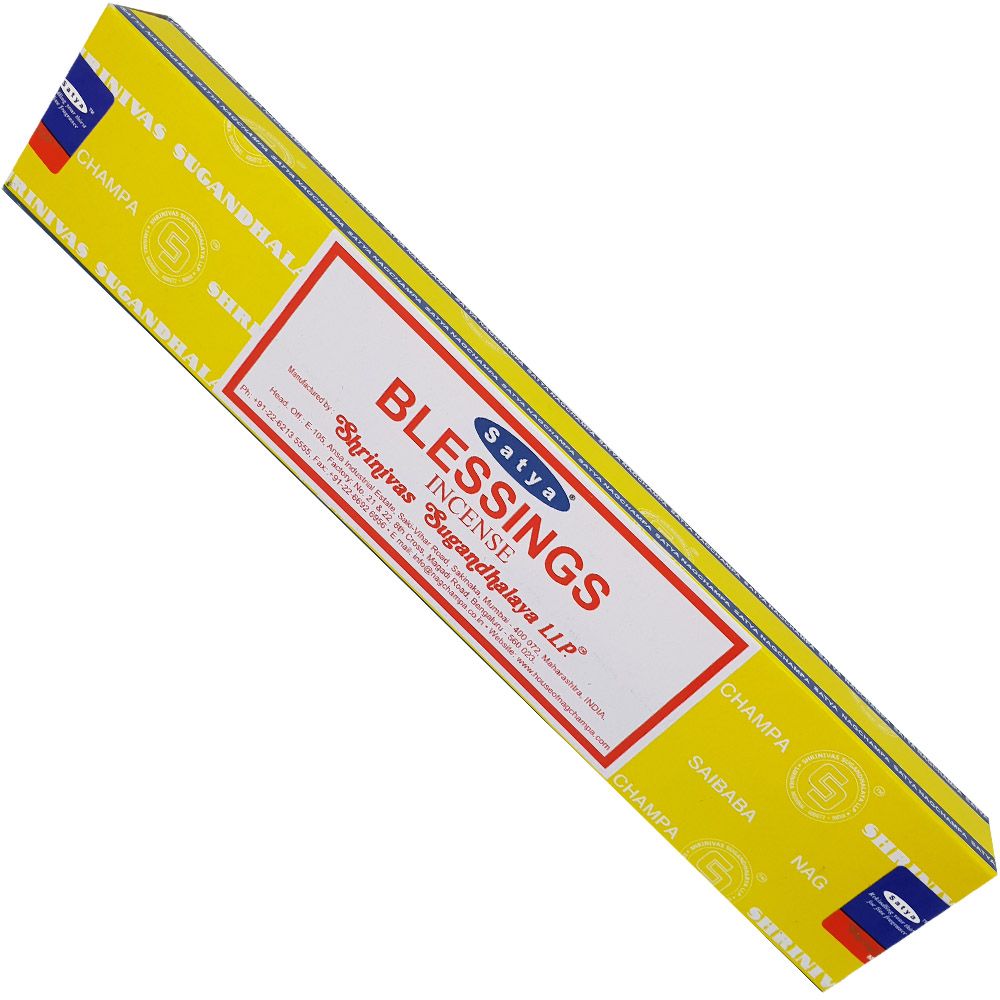 Satya 15gms - Blessings Incense 15gms Crystal Wellness