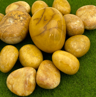 Yellow jasper hot sale necklace