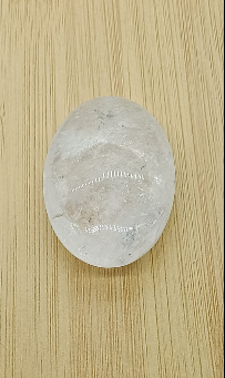 Clear Quartz Palm Stone Crystal Wellness