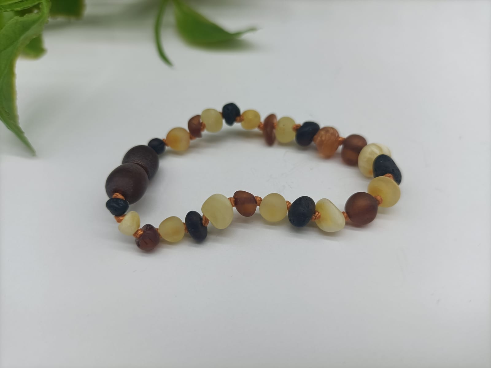 Baroque Raw Multi 4 Colours Baby Amber Bracelet Crystal Wellness