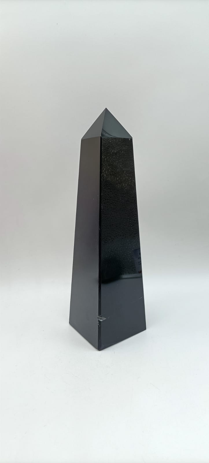 Black Obsidian Obelisk 1341 g Crystal Wellness