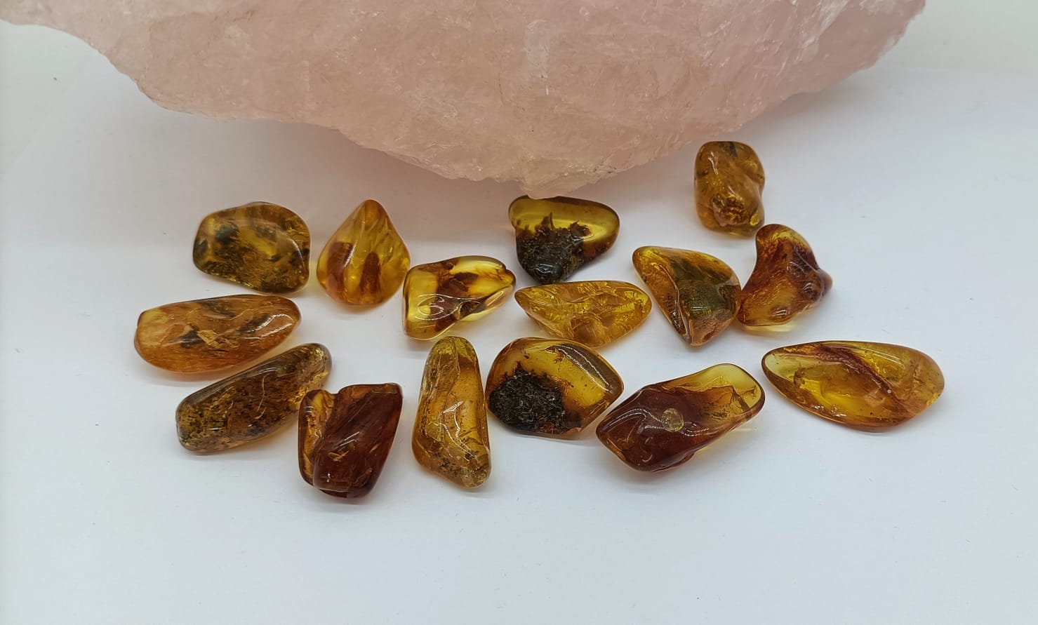 Genuine Baltic Amber Polished Crystal Wellness