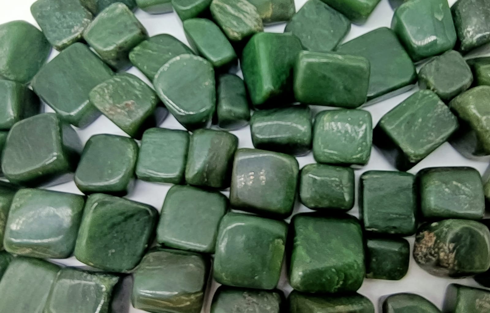 Nephrite-Jade Tumbled Stone - Crystal Wellness