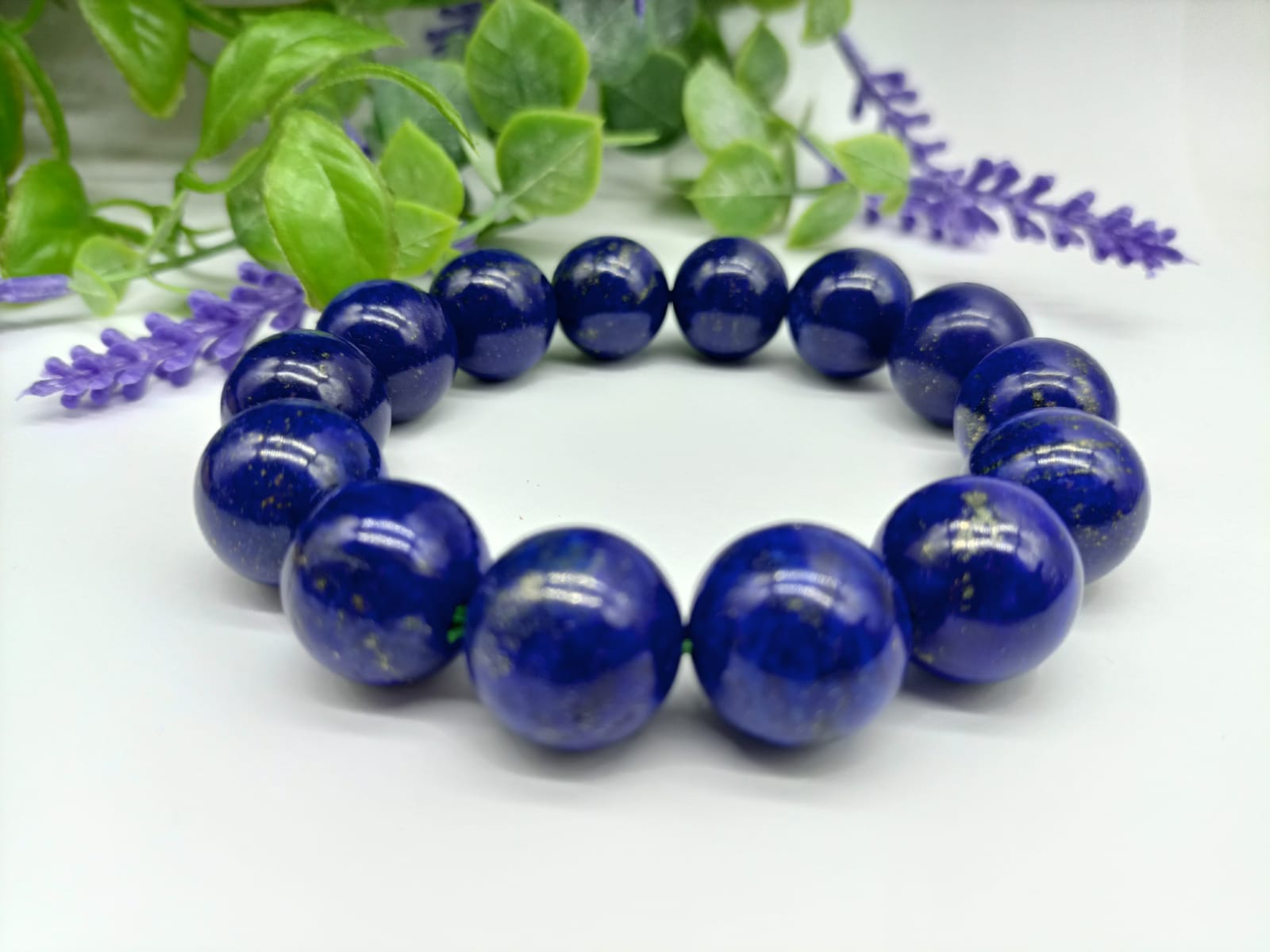 Lapis Lazuli AAA High Grade Beads Bracelet Crystal Wellness