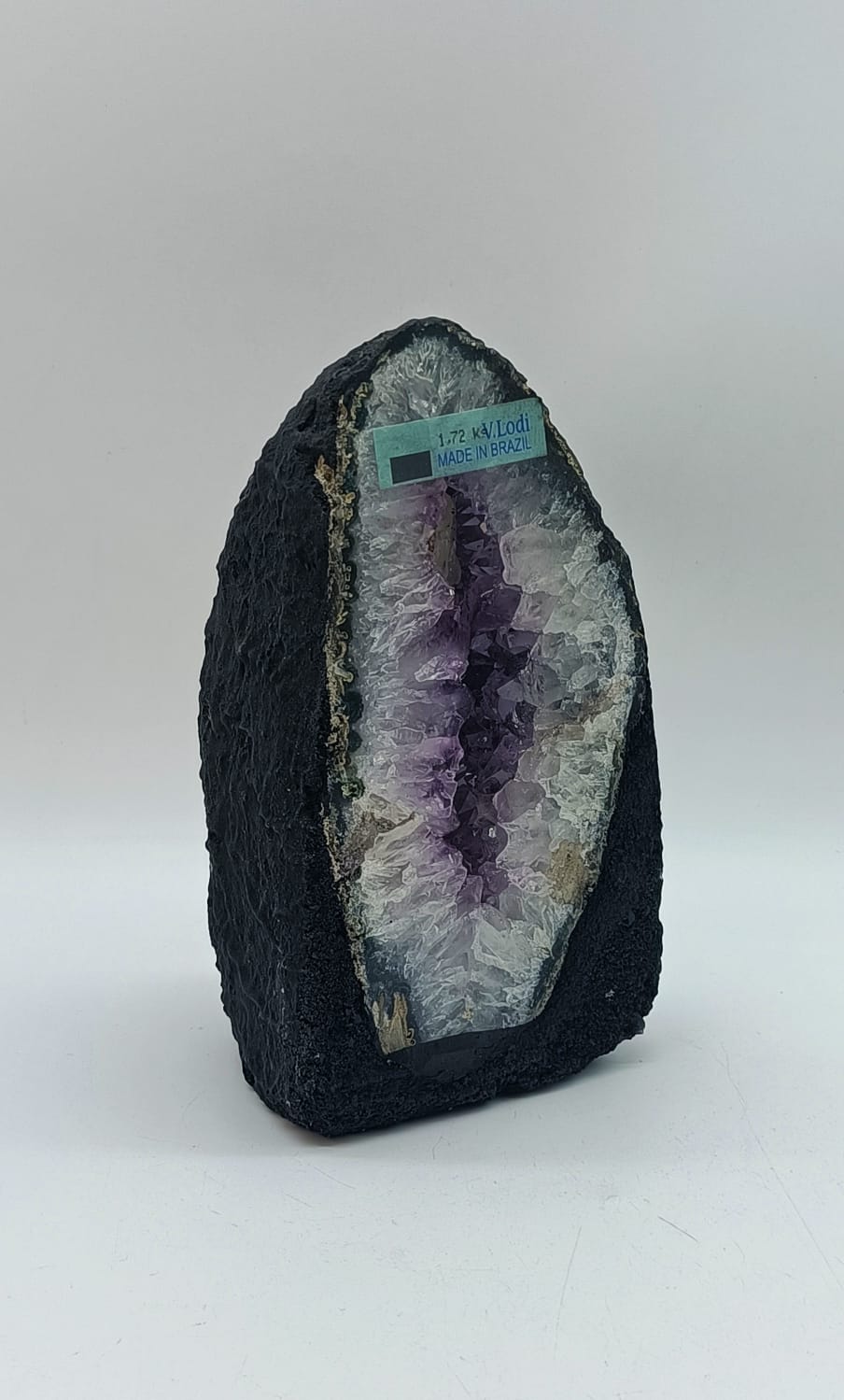 Amethyst Geode 1.72 Kgs 170mm x 95mm x 75mm Crystal Wellness