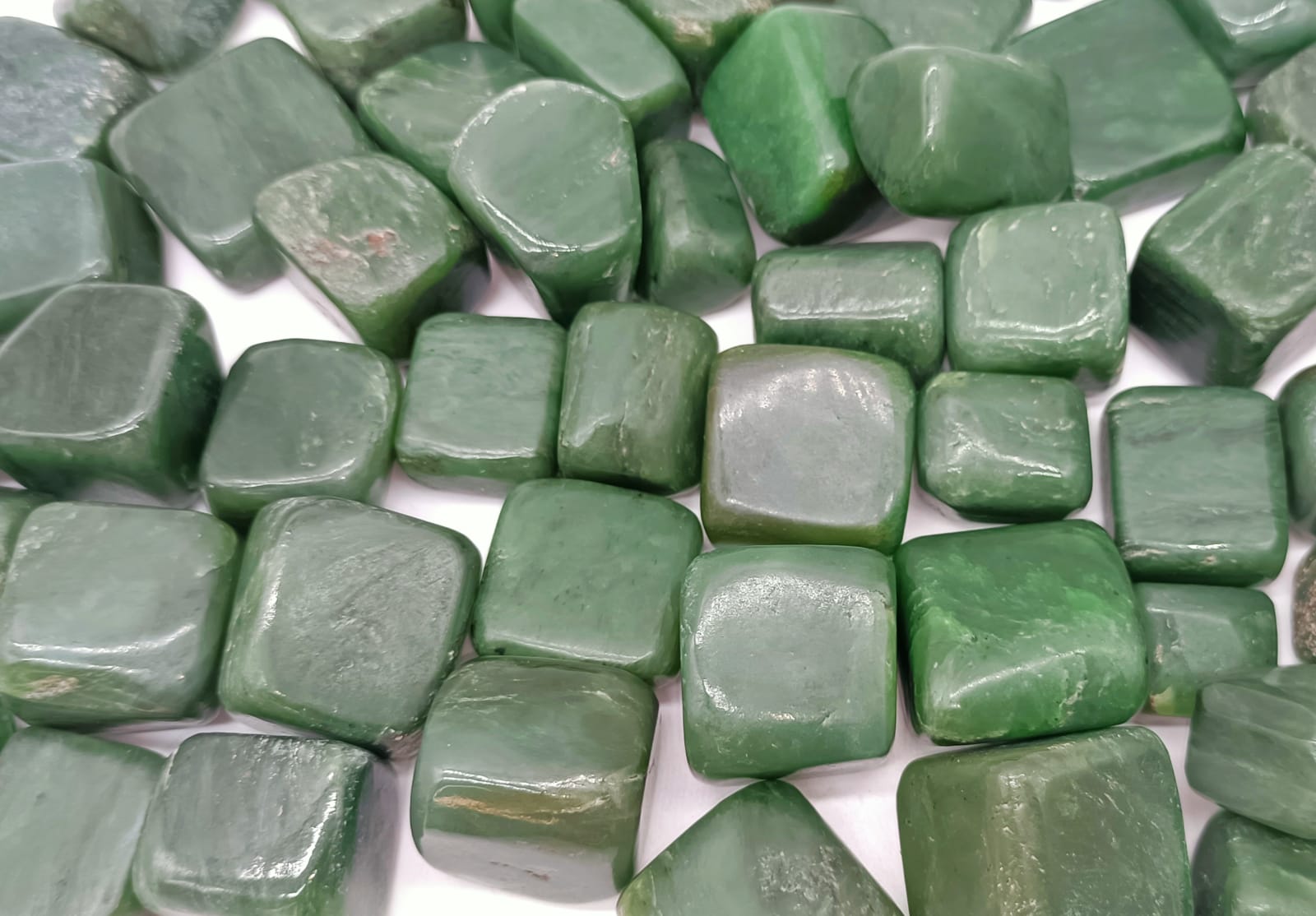 Nephrite-Jade Tumbled Stone - Crystal Wellness