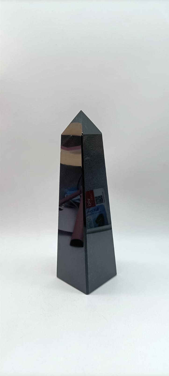 Black Obsidian Obelisk 1341 g Crystal Wellness
