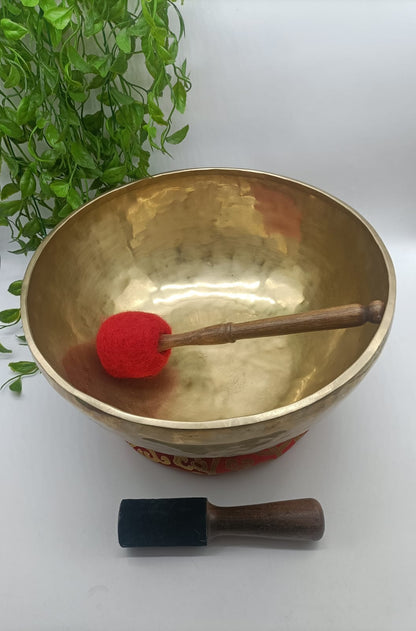 Tibetan Sound Healing Bowl 13.5 Inch Crystal Wellness