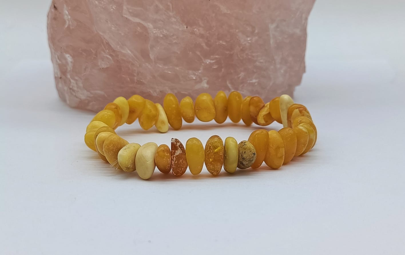 Butterscotch Amber Bracelet 9.68g Crystal Wellness