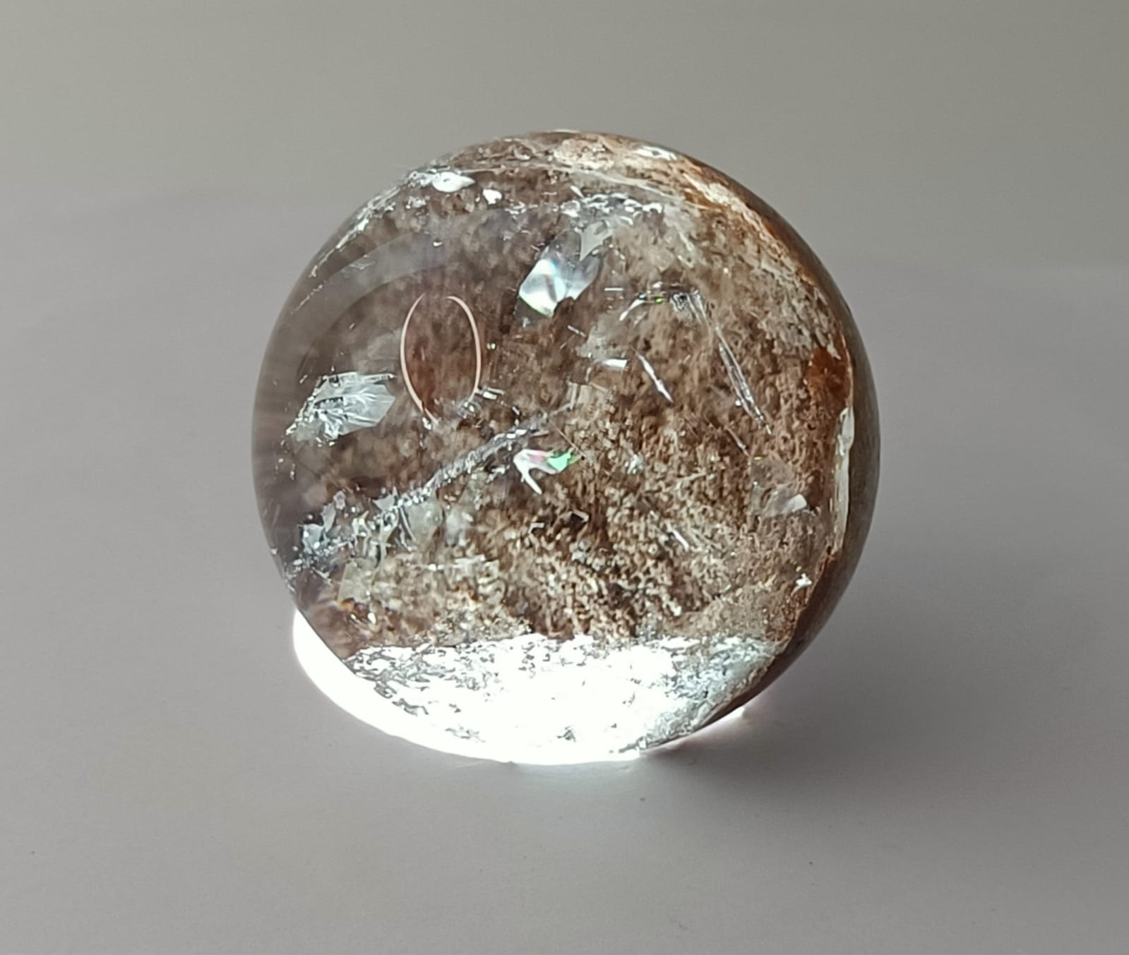 Lodolite Sphere 86g 40mm Crystal Wellness