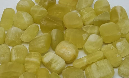 Lemon Calcite Tumbled Stone