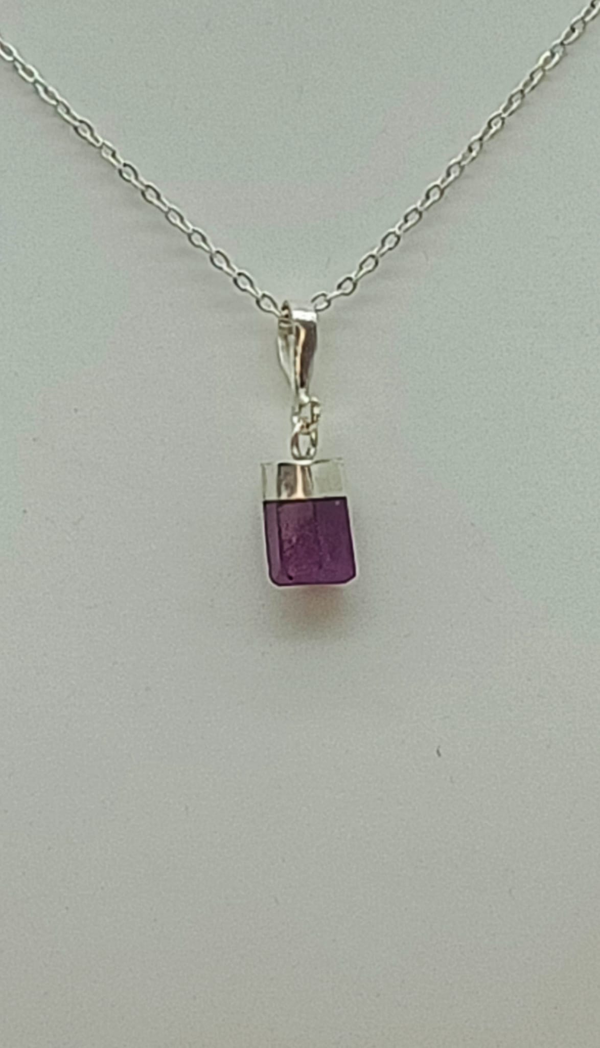 Ruby 925 Sterling Silver Pendant