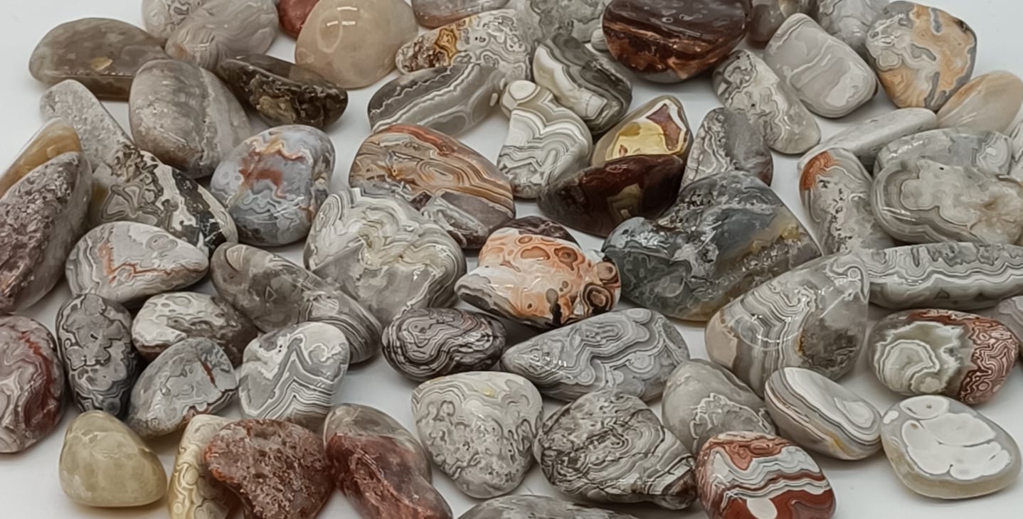 Crazy Lace Agate Mexico Tumbled Stone