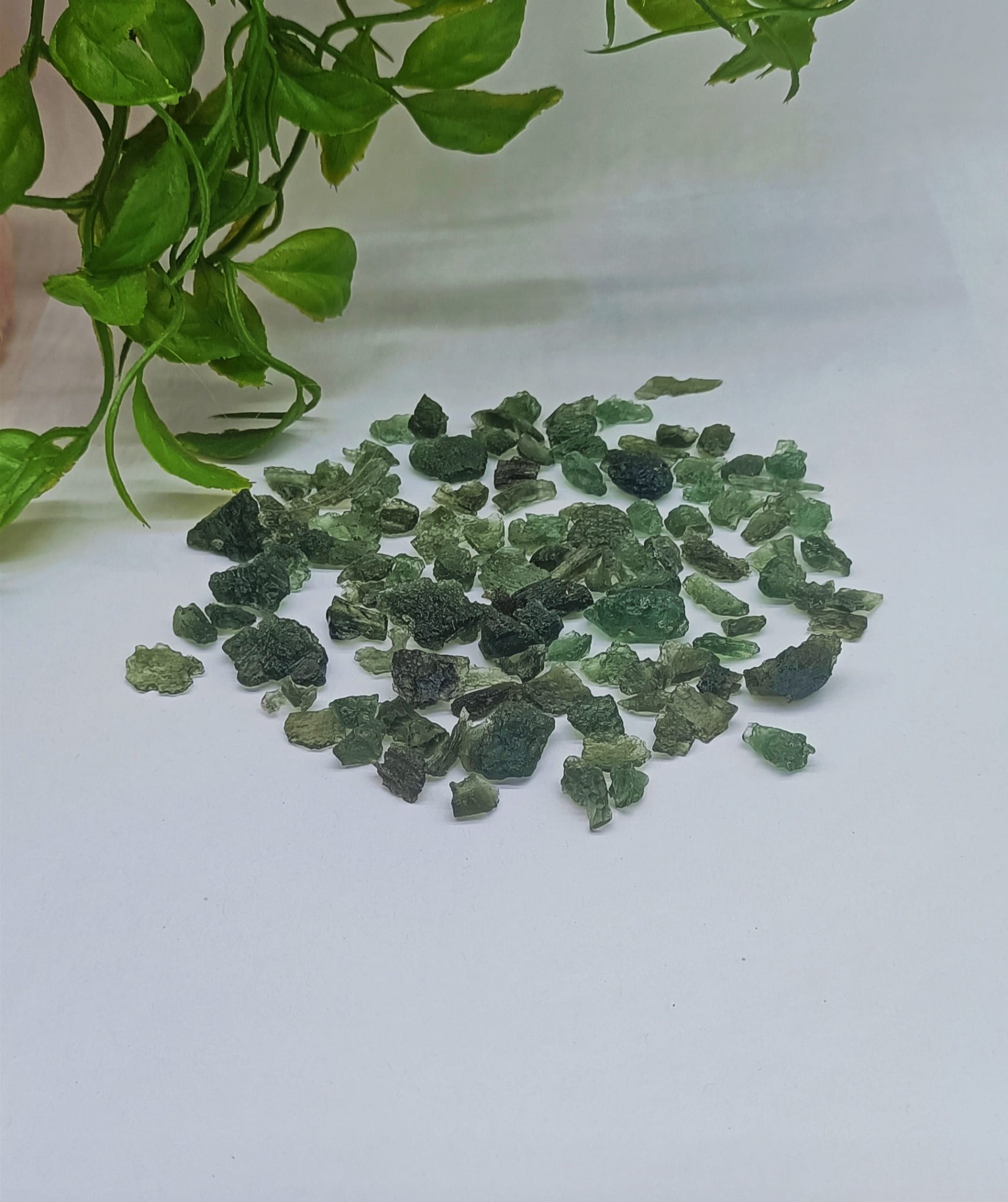 Authentic Raw Moldavite Small Sizes Crystal Wellness