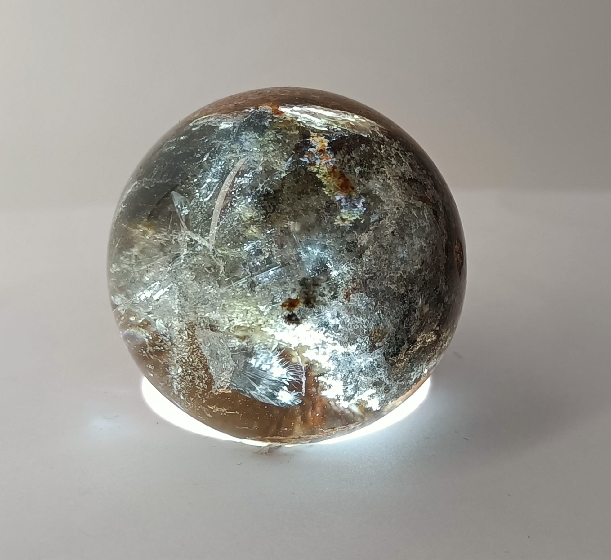 Lodolite Sphere 69g 40mm Crystal Wellness