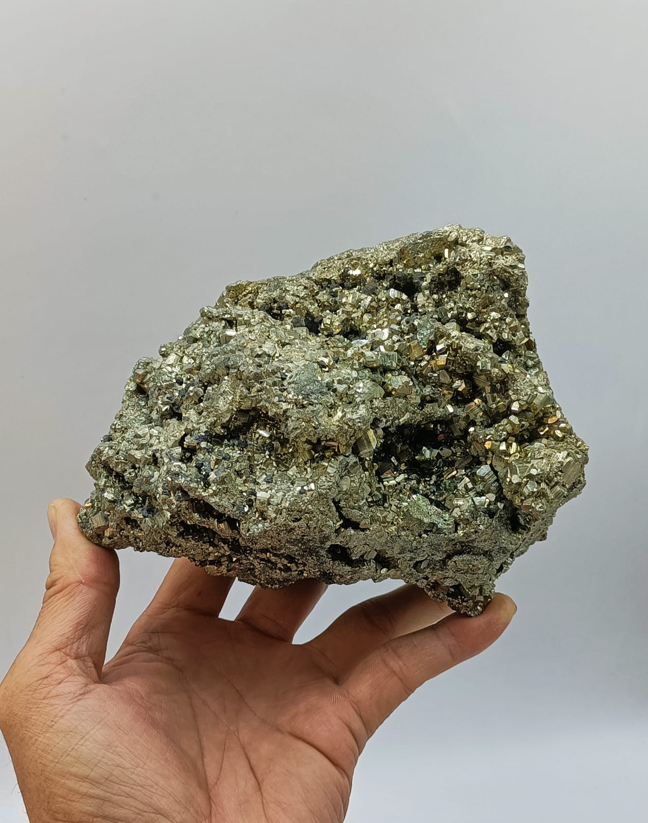 Pyrite Cluster 3396g Crystal Wellness