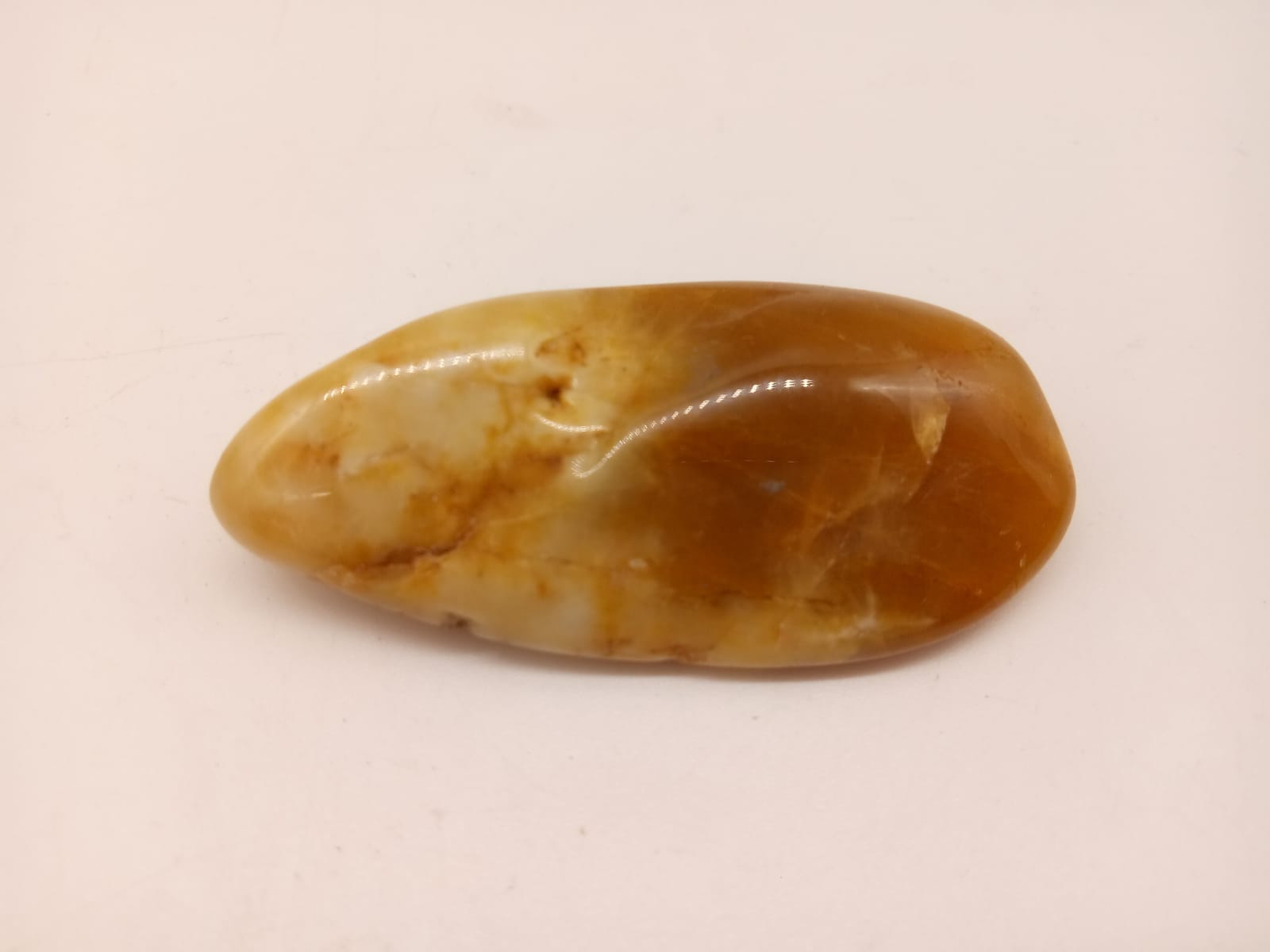 Yellow Lodolite Tumbled Stone