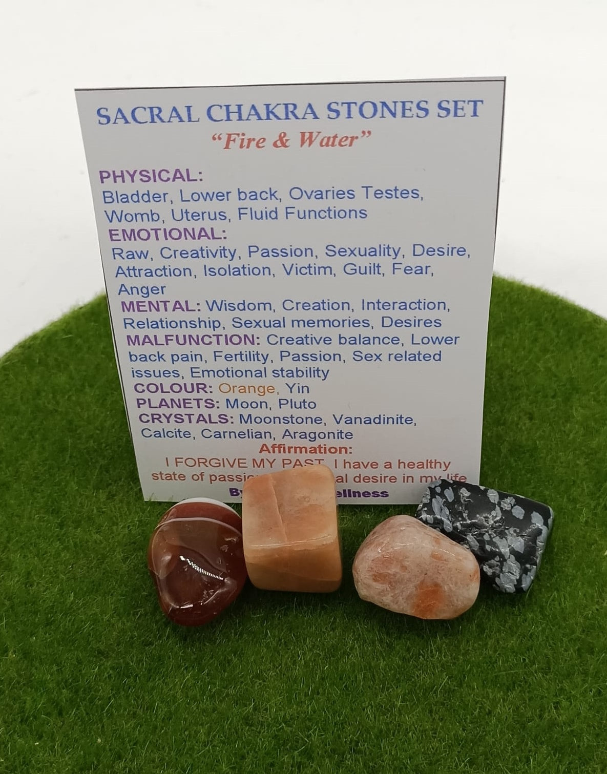 Sacral Chakra Stone Set