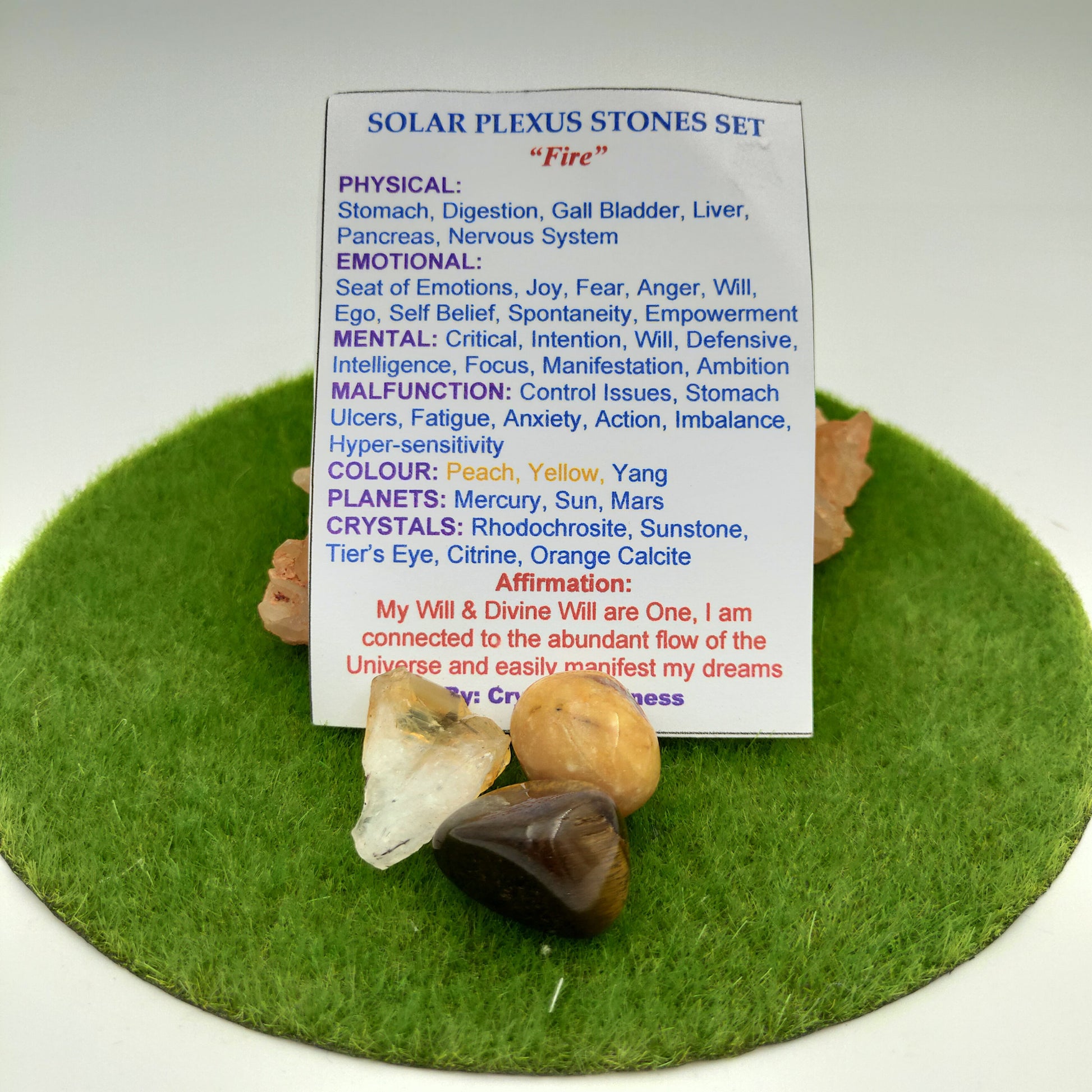 Solar Plexus Stone Set