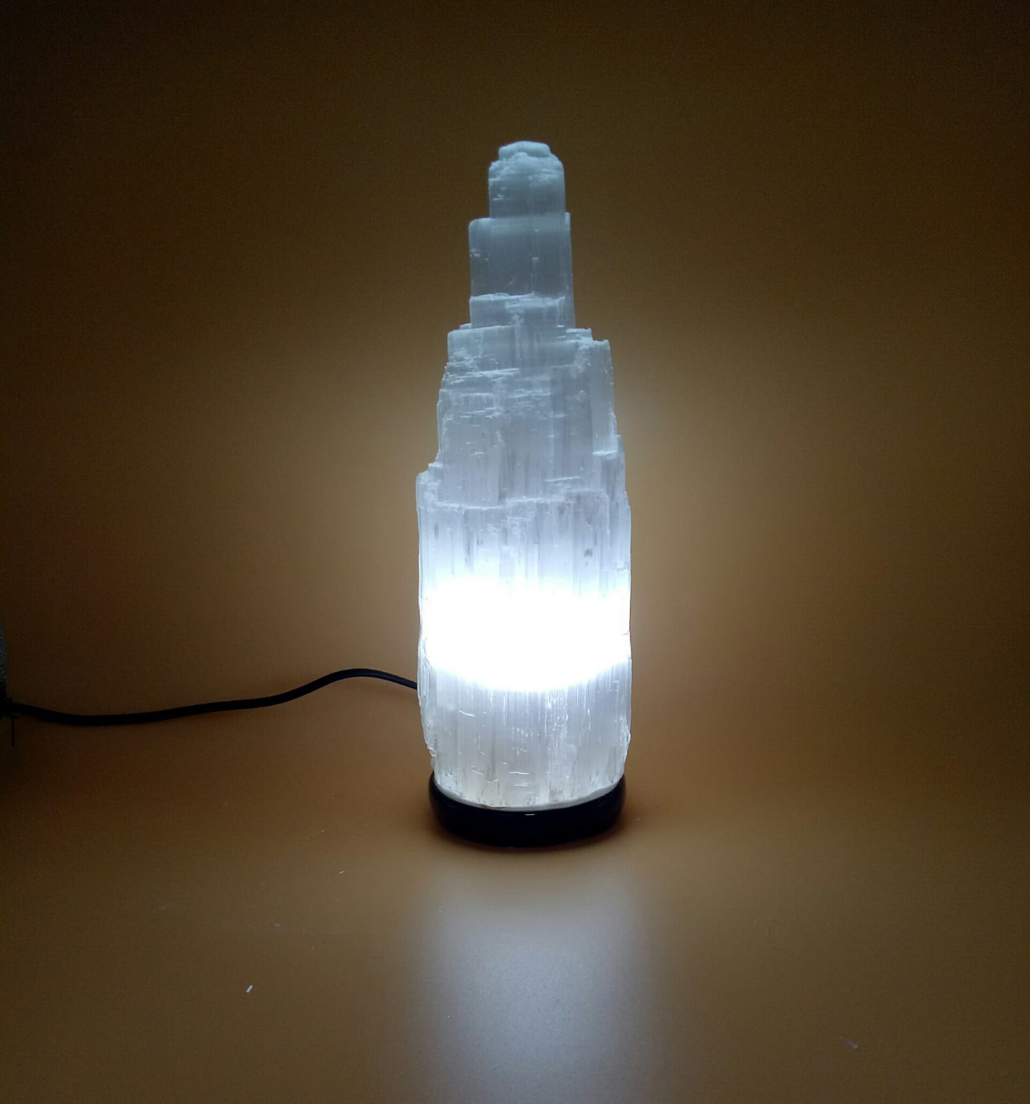 Selenite Lamp 25cm