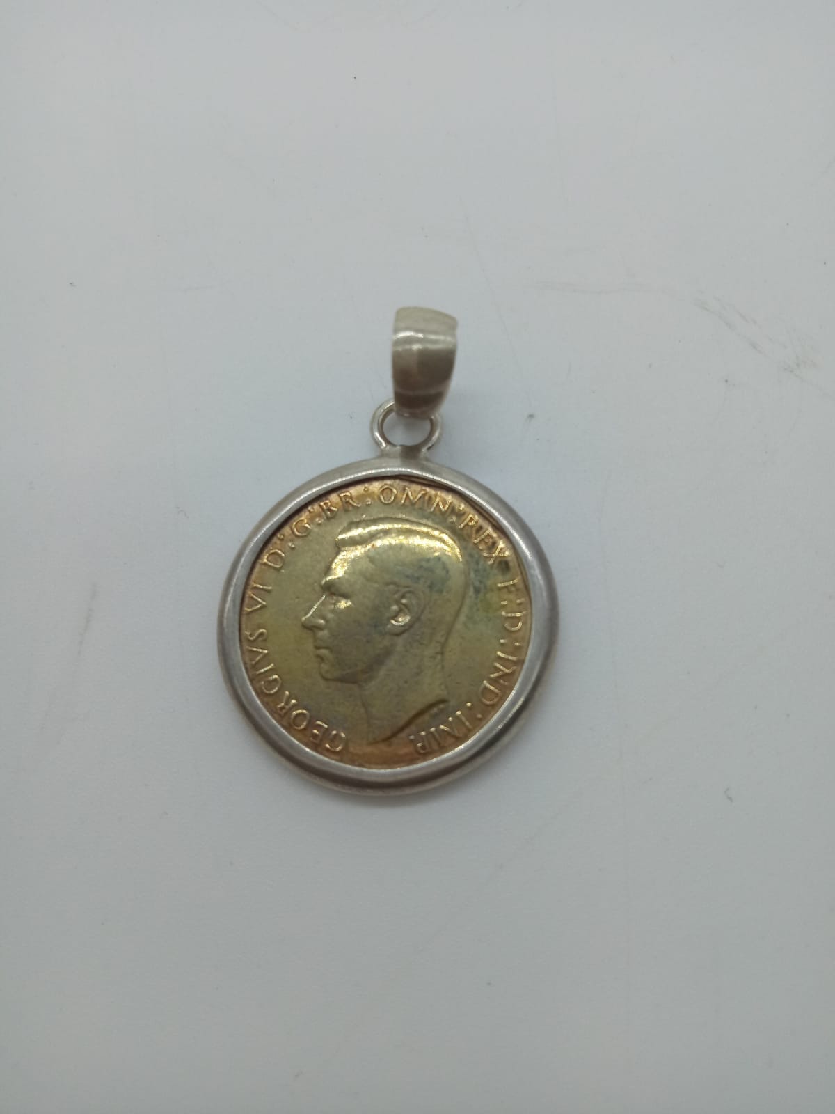 Australian 1943 Coin Sterling Silver Pendant