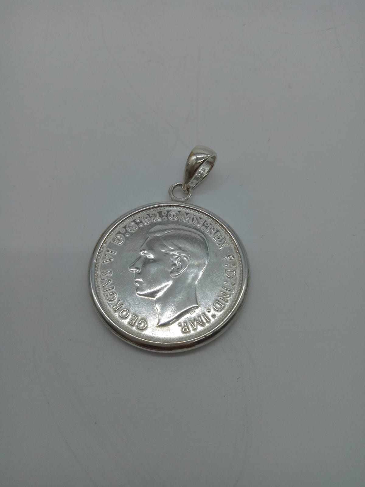 Australian 1945 Coin Sterling Silver Pendant