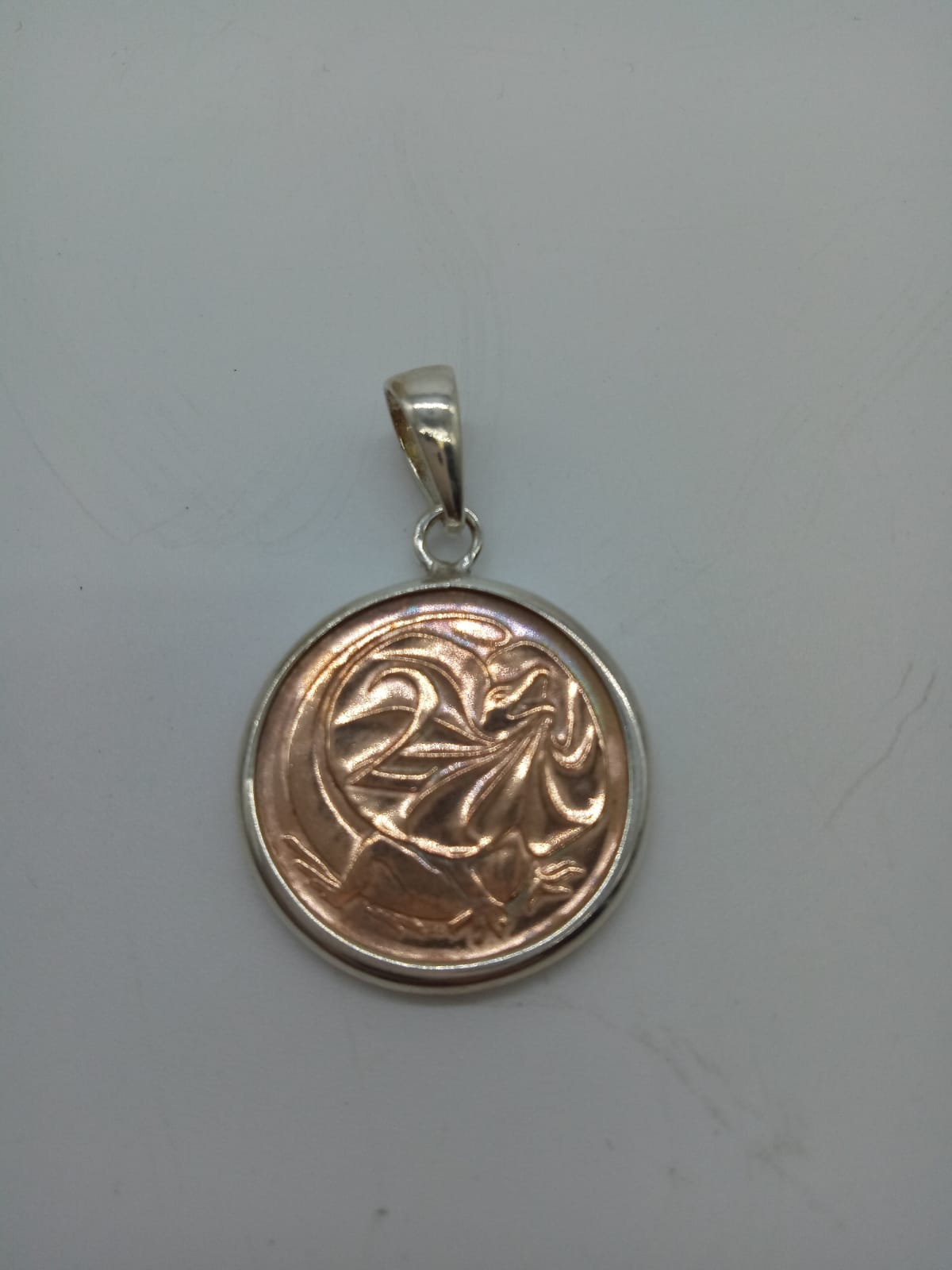 Australian 1985 Coin Sterling Silver Pendant