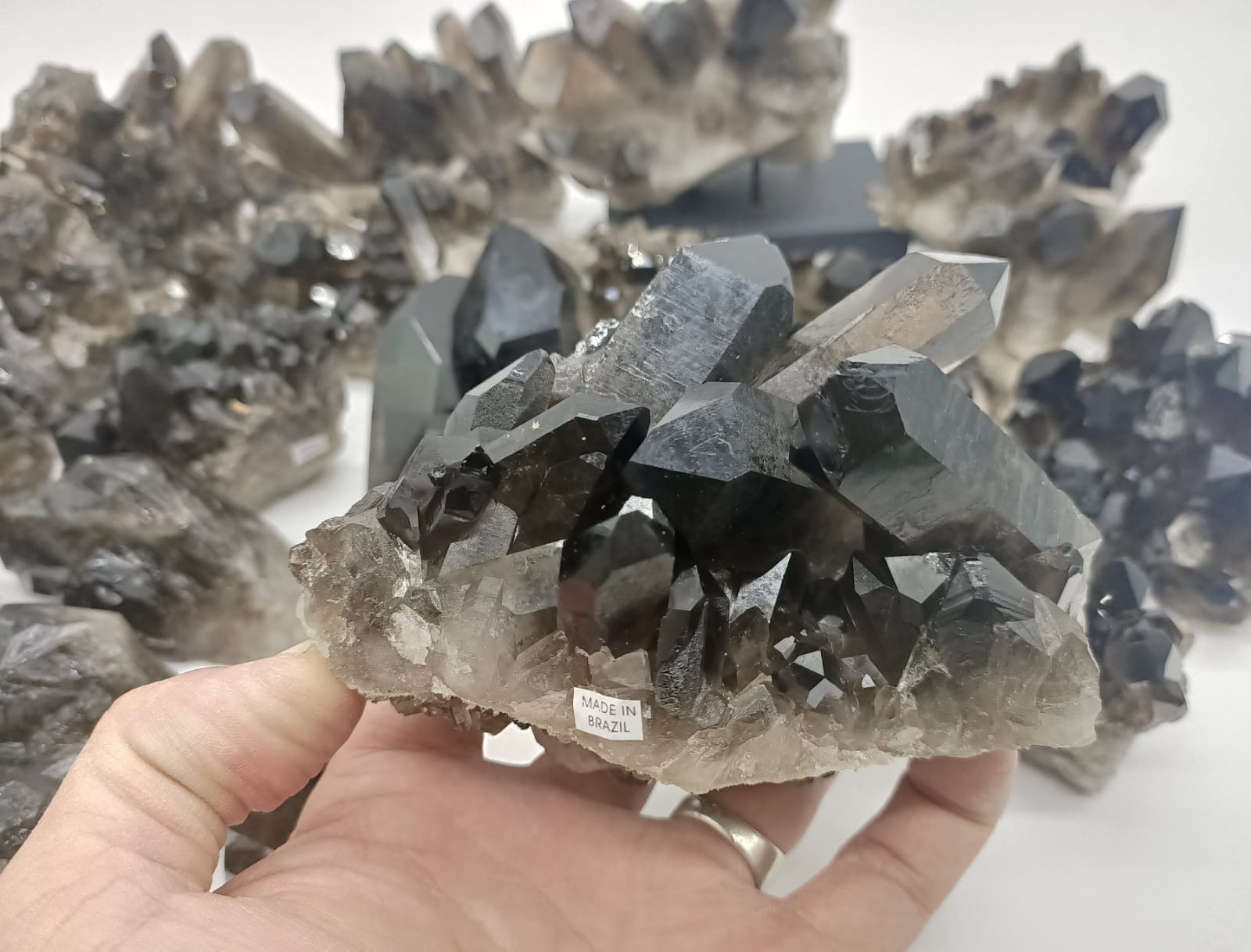 Smokey Quartz Cluster Grade A Quality