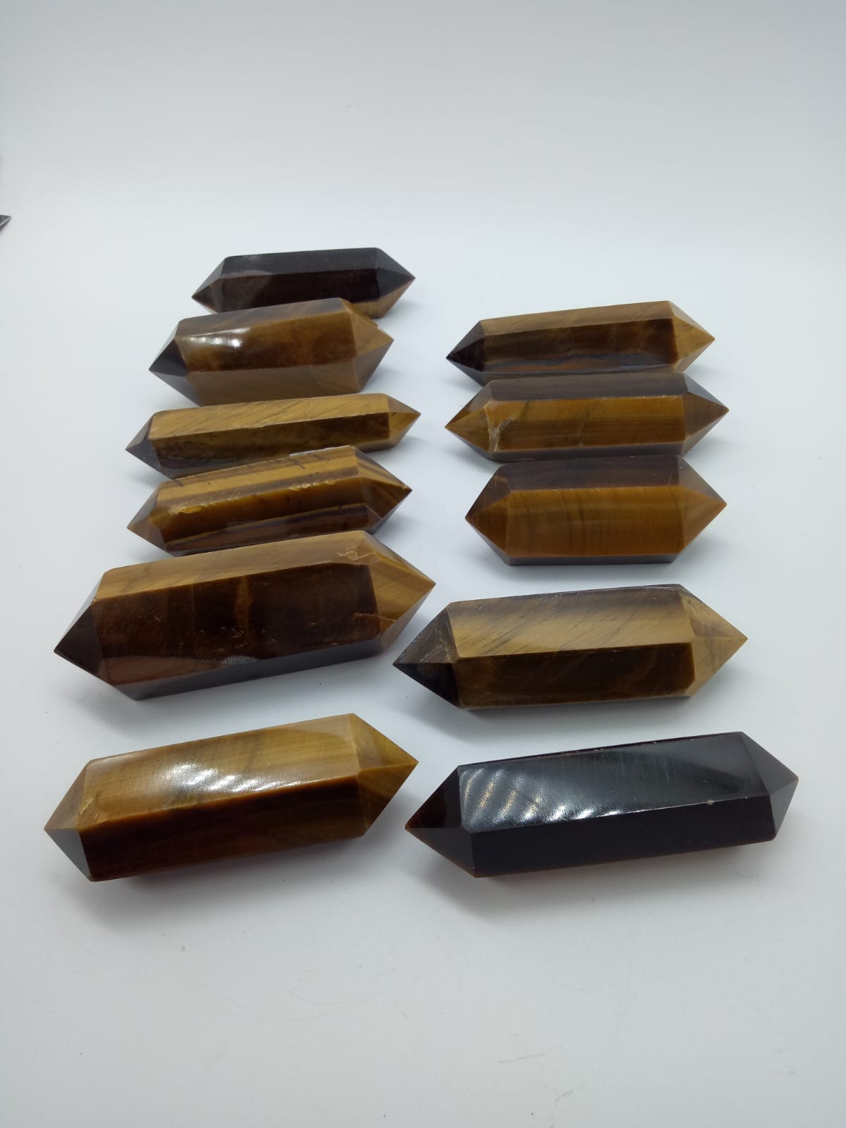 Gold Tigers Eye Double Terminated Point